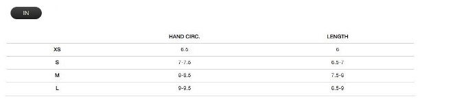 Size Guide TNF - Mens Gloves & Mittens Size Guide TNF - Mens Gloves & Mittens