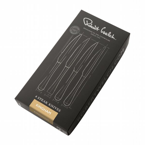 Robert Welch Kingham Steak Knife Set 4 Piece